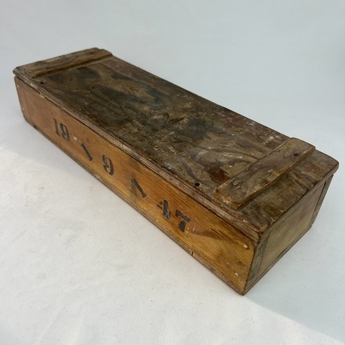 Vintage wooden storage chest - vintage,