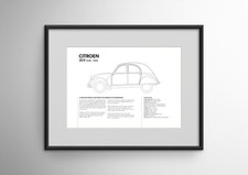 CITROEN 2CV - A2 FRAMEABLE