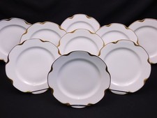 9 Haviland Limoges France Gold
