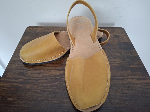 Mibo mustard leather avarca - mibo,