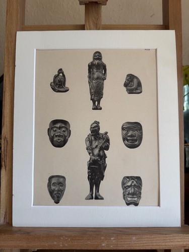 Vintage japanese art print - japanese,