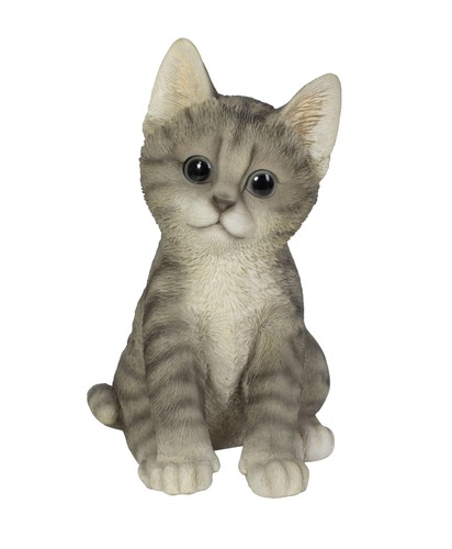 Tabby resin kitten pet pal - resin,