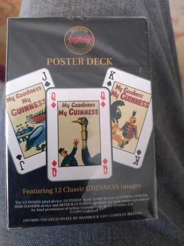 Guinness poster deck 1990s - poster,