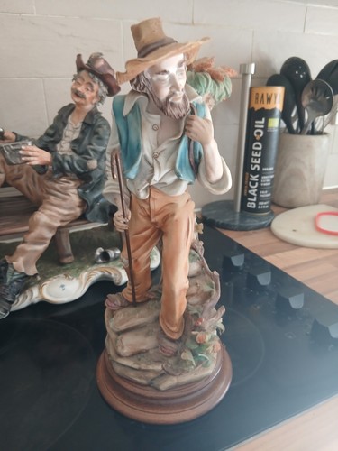 Porcelain figurine man - porcelain,