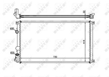 NRF Engine Cooling Radiator