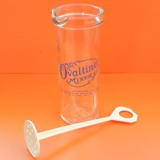 Vintage Ovaltine Jar & Plunger