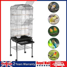 Large Bird Cages Parrot Cage rolling Wide Flight Cage for Budgie Parakeet Conure