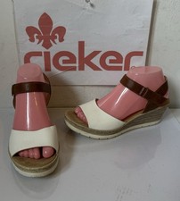 Rieker Wedges Leather Sandals