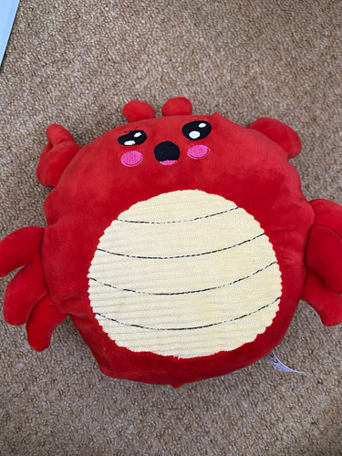 The works red crab plush - works,