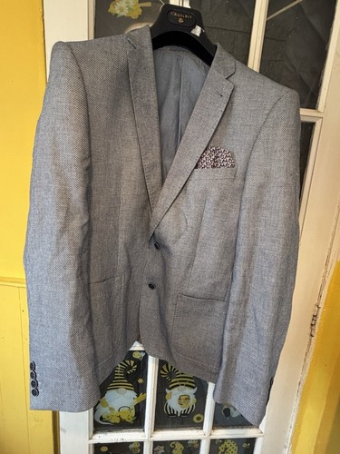 Men grey suit - grey, jacket,