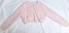 Next Girls Pink Fluffy Shrug