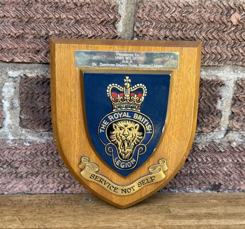 Vintage hms wildfire - wildfire, royal