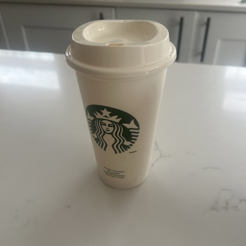 Starbucks white travel cup - white,