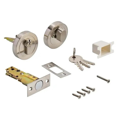 Euro locking deadbolt with - euro,