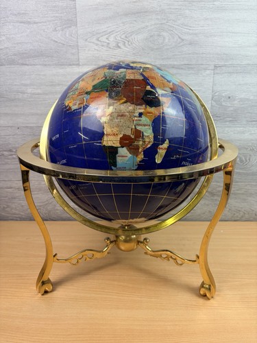Semi precious gemstone globe - gemstone,