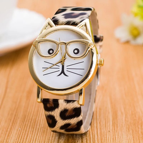 Leopard print fashion - leopard, watch