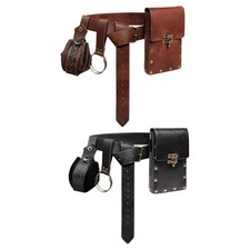 Medieval Belt Bag Steampunk PU