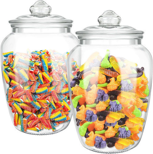 Pcs glass candy - 2, oz