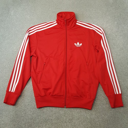 Adidas track jacket - track, red