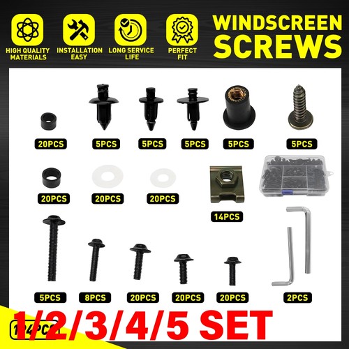 Complete fairing bolts washers - bolts,