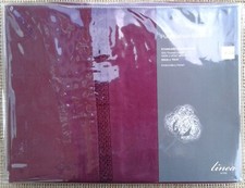 HOUSE OF FRASER PURE COTTON SATEEN STANDARD PILLOW CASE - DAMSON.