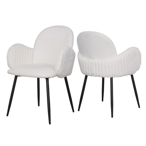 Set white velvet - set, of