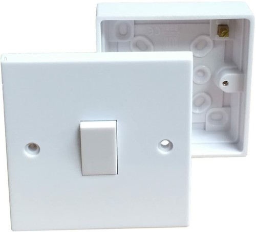 Single wall light switch - single,