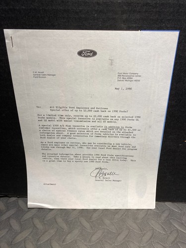 Original vintage sales flyer - vintage,