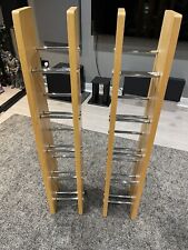 Alphason CD DVD Blu-ray storage oak stand