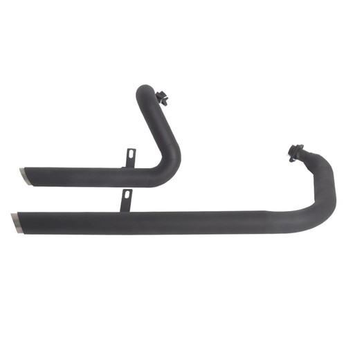 Slash cut iron muffler - muffler, exhaust