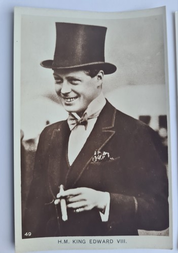 Vintage postcard m king - h.m.,