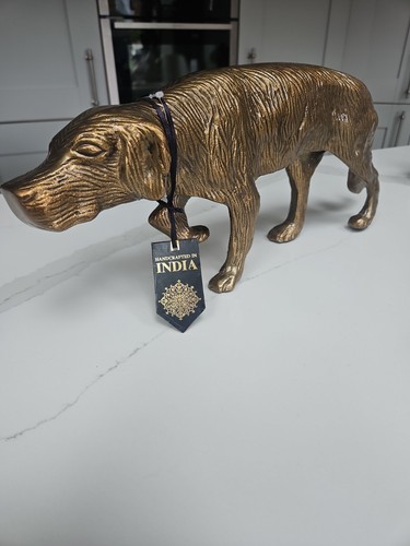 Dog statue metal - statue,
