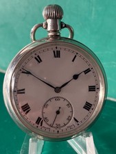 Sterling silver open face - face, 17