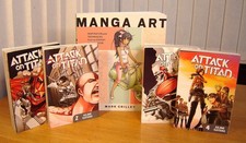 Attack on Titan Hajime Isayama 1-4 + Manga Art Paperback Book 1 2 3 4 Comic