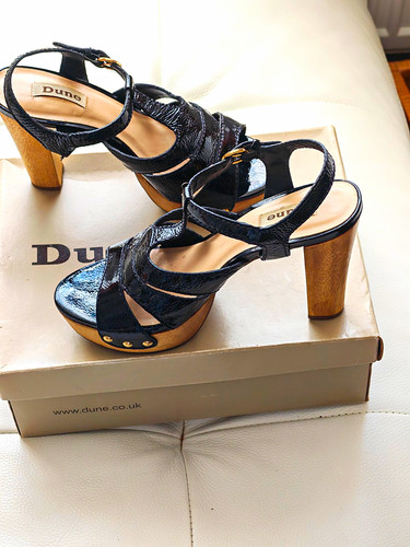 Dune women black - black, leather
