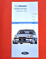 1999 FORD FIESTA Price List -
