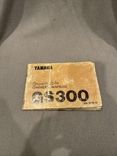 YAMAHA GS300 SNOWMOBILE OWNERS