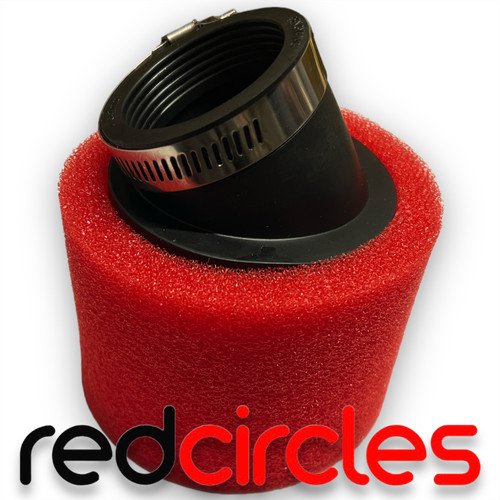 Angled red 45mm - angled, pit