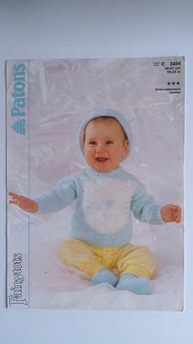 Patons 3484 cat sweater - patons,