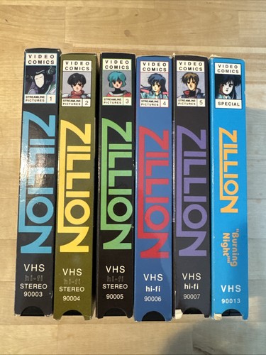 Zillion vhs volume - vhs, #1-5