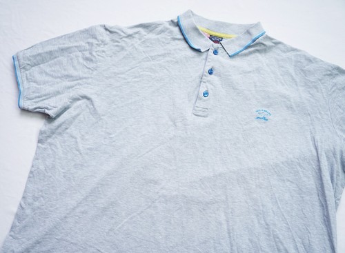 Paul shark pique tipped polo - &,