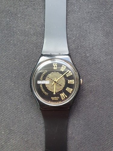 Vintage swatch gent broadcast - gent,