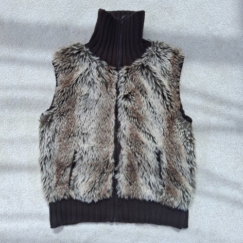 Genuine y2k george faux - faux, fur