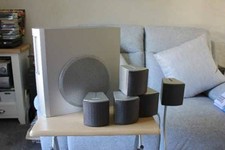 Sony SS-WS501 Speaker System Sub Woofer + 5  Surround Speakers With Stands