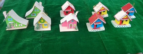 Vintage putz house christmas - vintage,