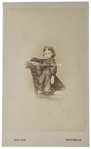 Cdv pretty girl named birchie - named,