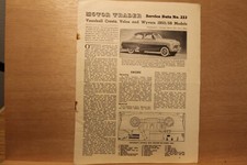 Original VAUXHALL CRESTA VELOX WYVERN E-series Motor Trader Service Data No. 253