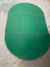 Vintage Wooden & Green Felt Boards Tabletop Card Table Adjustable Size Protector
