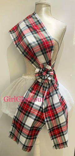Royal stewart tartan sash - royal,