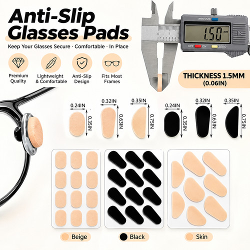 Glasses nose pads - -, soft